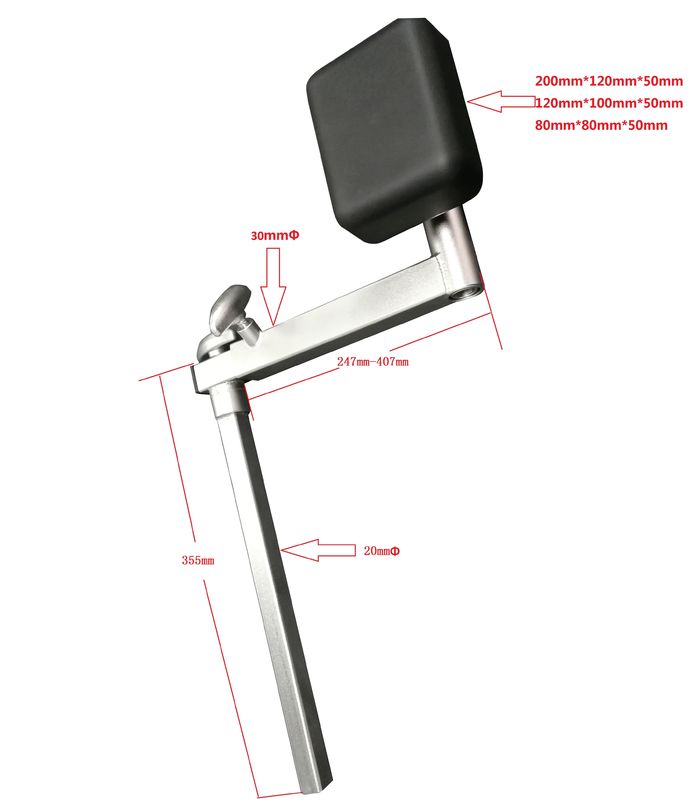 FP-005-B Operating Table Accessories Stainless Steel Operating Table Side Support