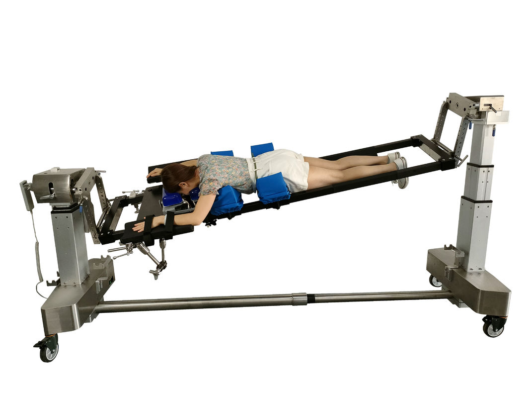Remote Control Spinal Surgery Operating Table Multi Function Electric Hydro Carbon Fiber Material