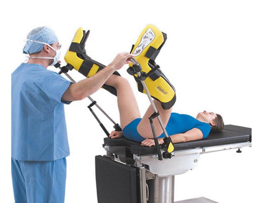 Sus304 Operating Table Leg Holder Stirrup Side Rail Lithotomy Leg Prep Holder