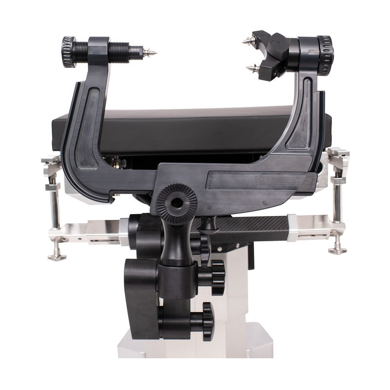 Black Cranial Brain Surgery Support Operation Table 0-80lbs Pressure Display Head Fixture