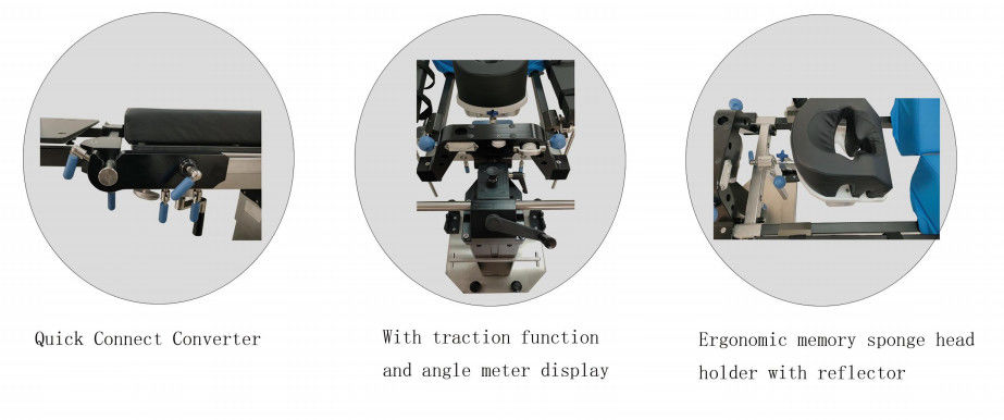 Black Spine Frame Spinal Operation Posture Support Adjustable Height Operation Table Accessories